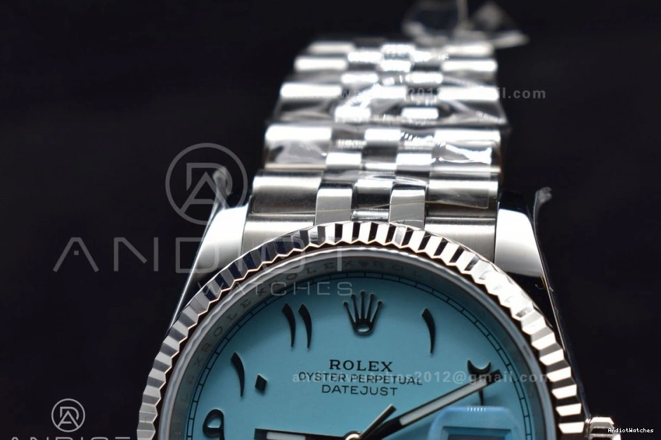 566 1:1 Arabic DIWF Best DateJust 126234 Marker on Jubilee Steel Edition 904L Bracelet 36 SA Dial Blue Tiffany Versatile 0903